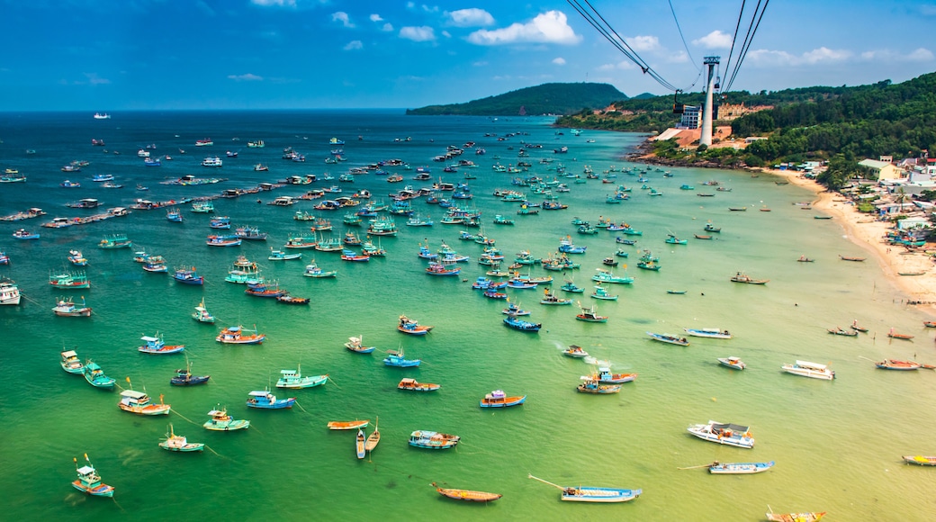 The Longest Cable Car situated on the Phu Quoc Island in South Vietnam.