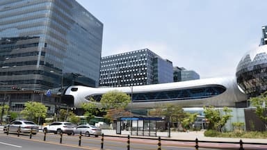Cityscape of Pangyo, Bundang-gu, Seongnam City, Gyeonggi Province, South Korea
