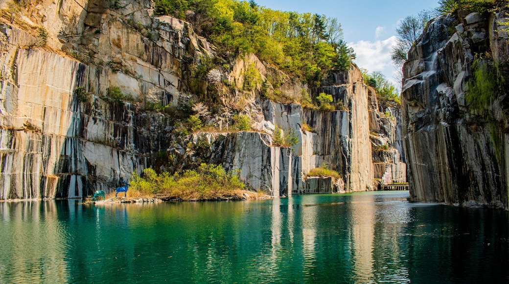 Granite quarry from the Pocheon Art Valley in South Korea.