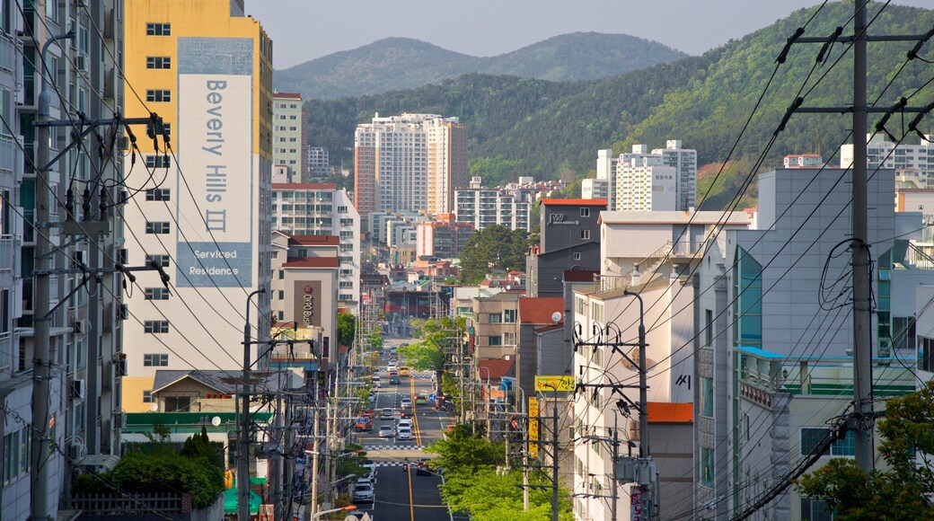Geoje showing a city