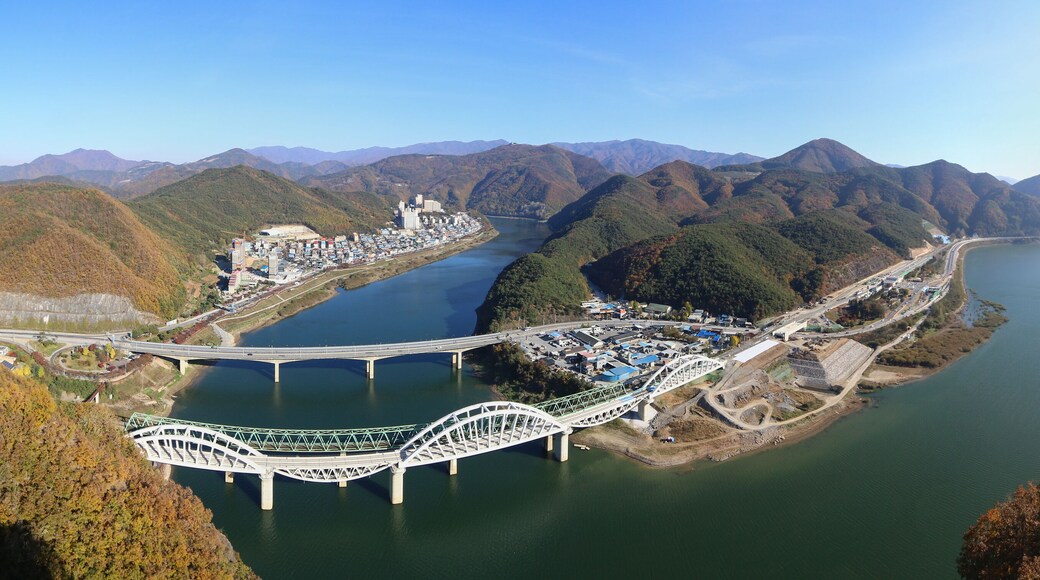Panoramic view of Danyang city in Danyang country in South Korea, Shutterstock ID 758005561, SF SSA Case with Manager Approval: Case 07151371, Job: Prepay credit, Client/Licensee: , Other: