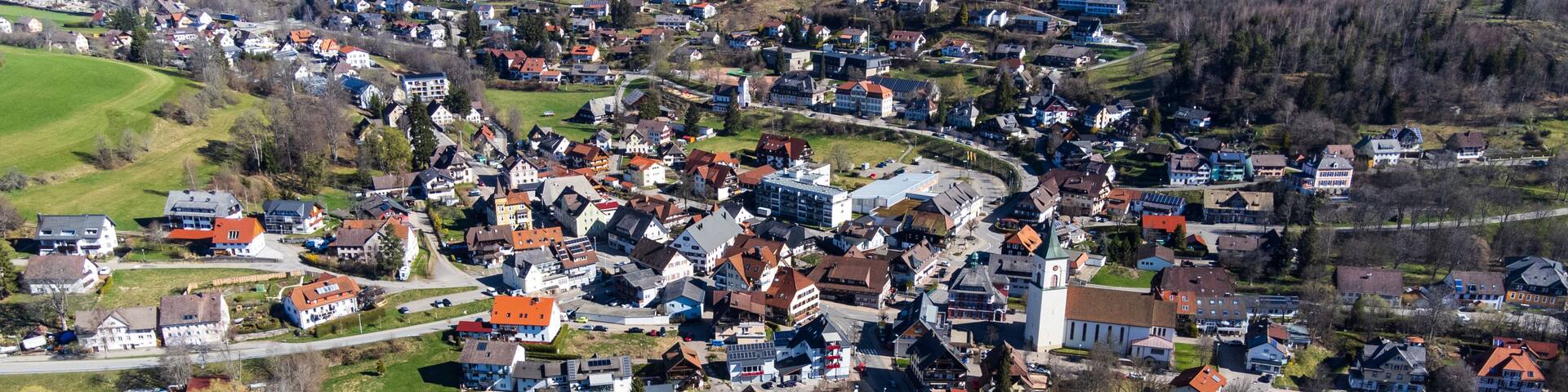 Luftbild von Lenzkirch im Schwarzwald