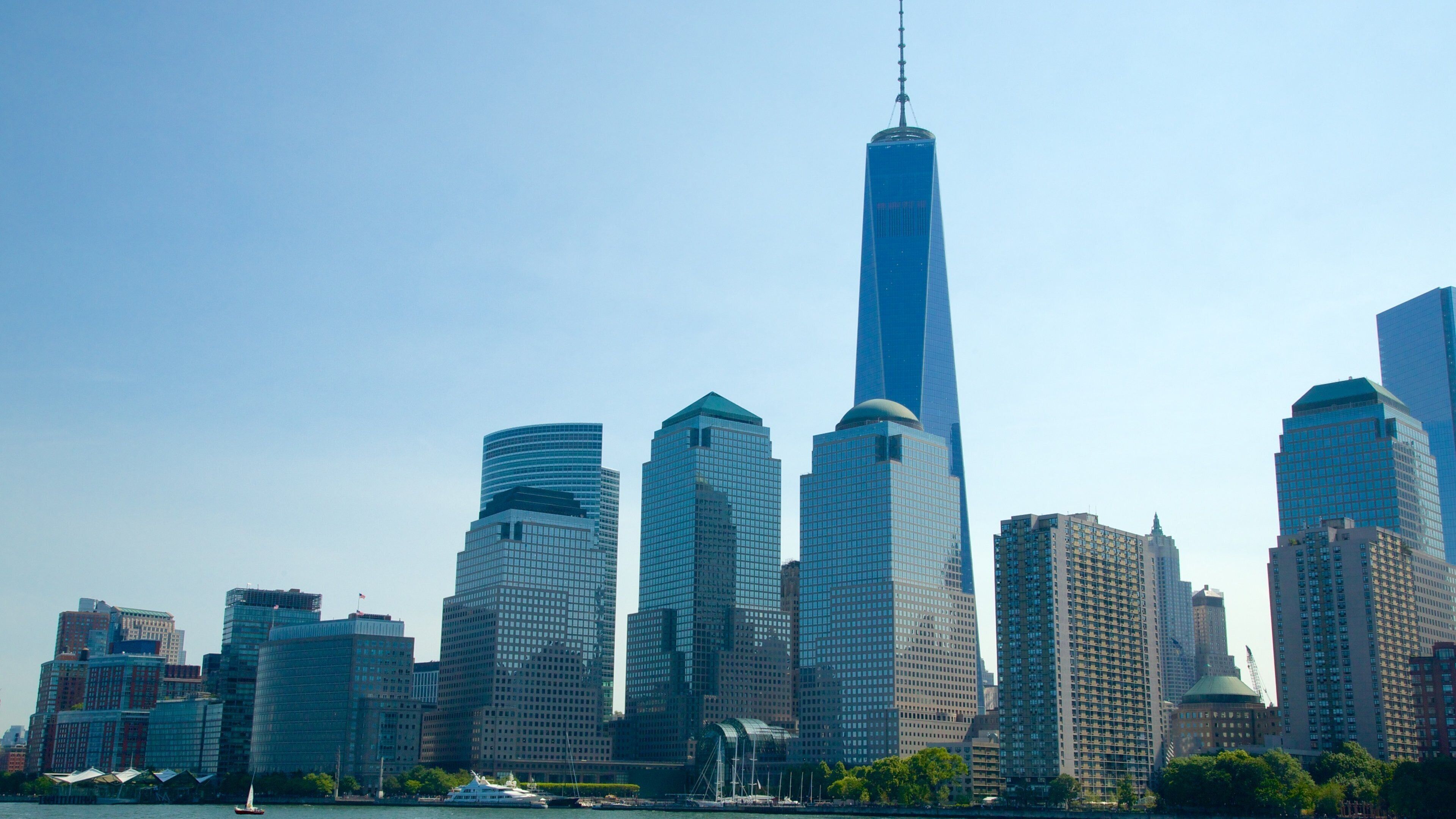 World Financial Center featuring modern architecture and a city