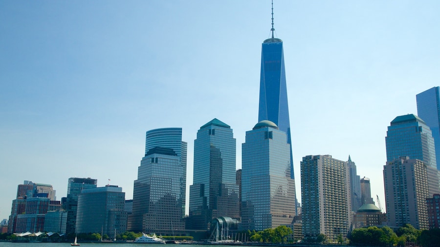 World Financial Center ofreciendo una ciudad y arquitectura moderna