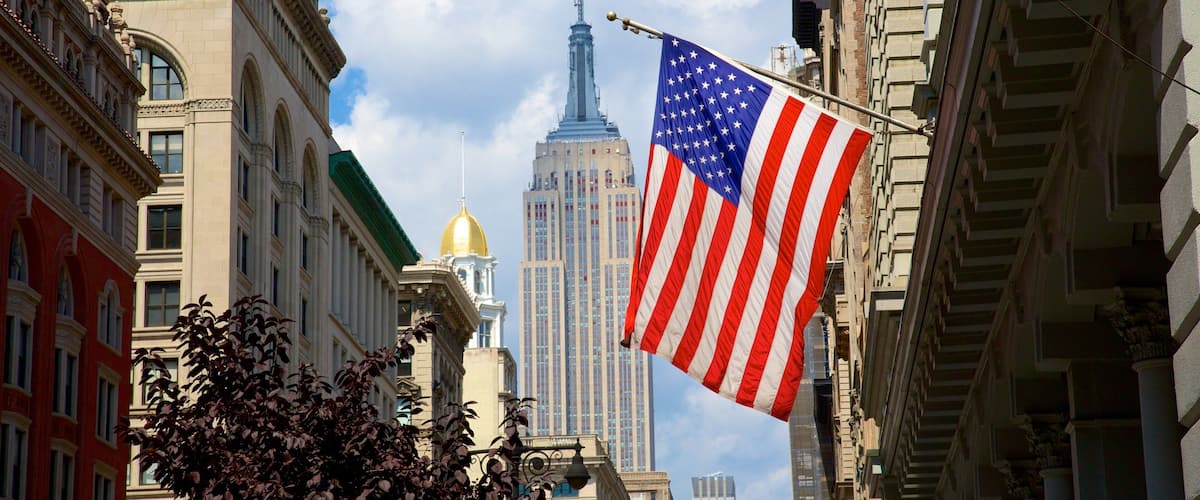5th Avenue showing a city