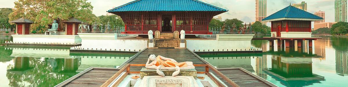 Seema Malaka temple. Panorama