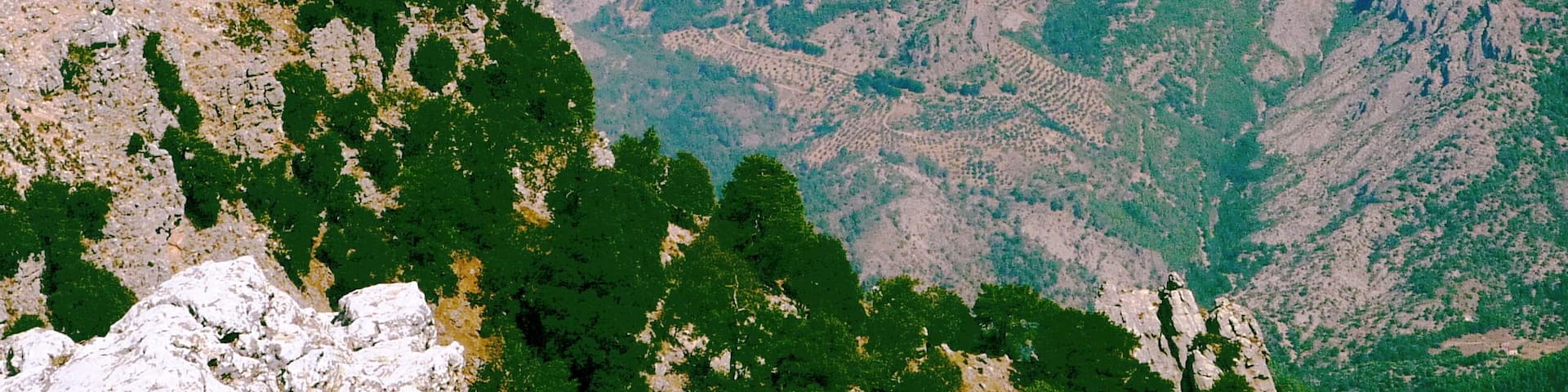 Blick vom Yelmo auf Segura de la Sierra. See more about in a related article (DE) of my travelblog.
