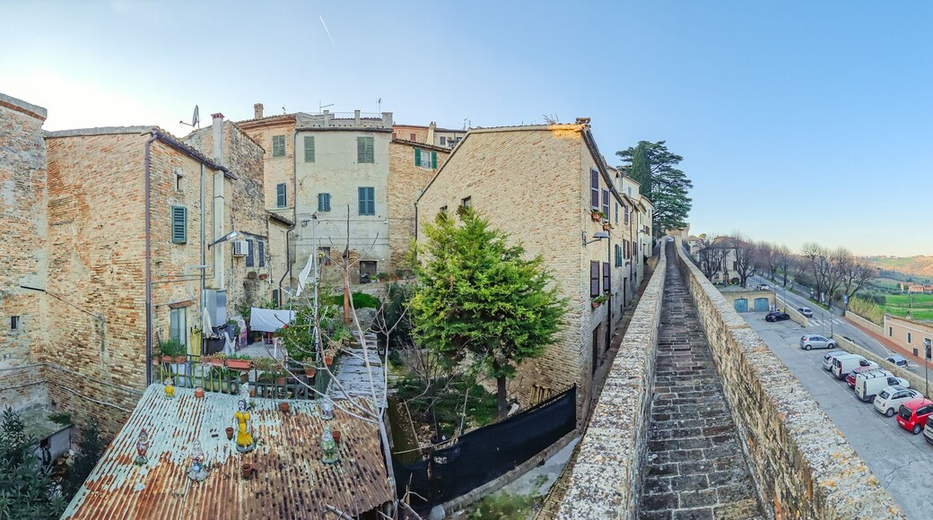Corinaldo, Italy - listed among the most beautiful villages in Italy, Corinaldo displays a number of wonderful Old Town highlighted by medieval buildings and alleyways