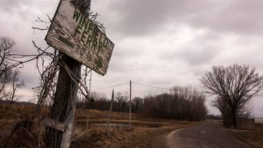 Winfield Ferry Sign on Pillsbury Road
