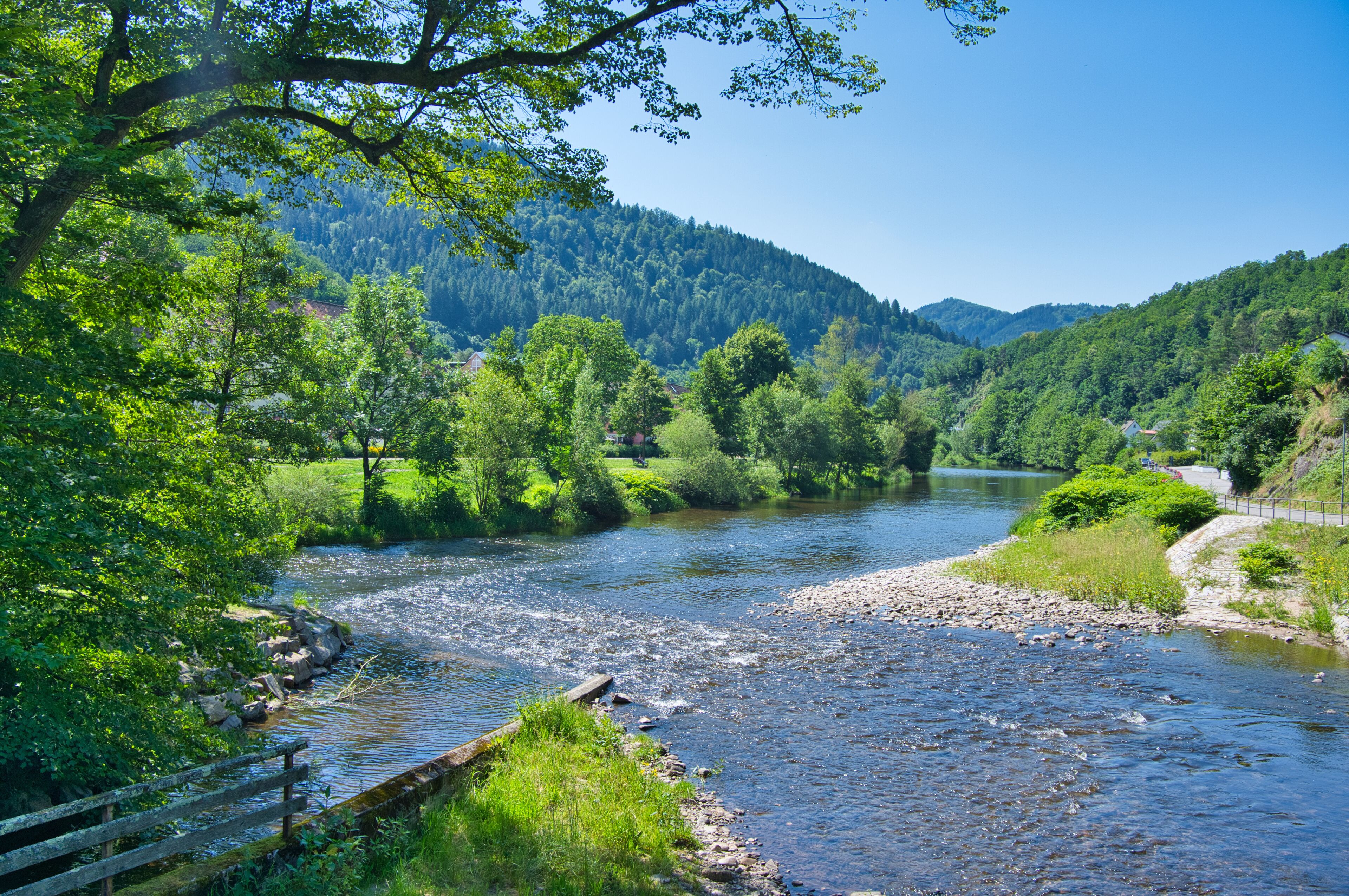 Die Kinzig bei Oberwolfach