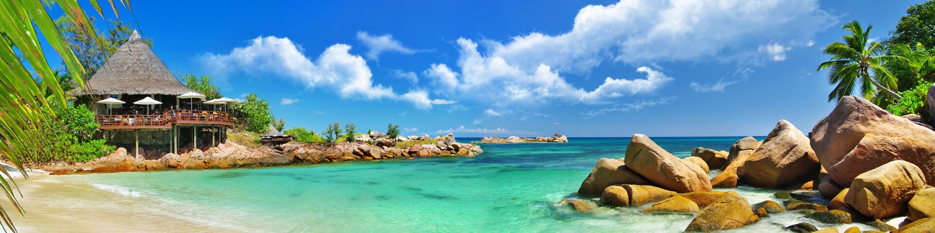 holidays in tropical paradise. Seychelles islands