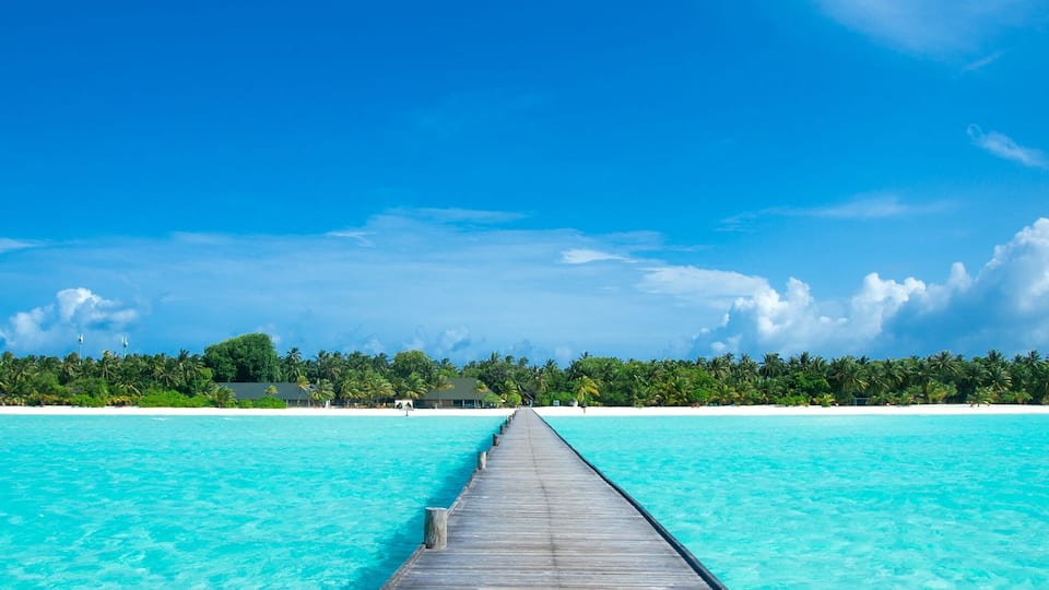 tropical beach in Maldives
