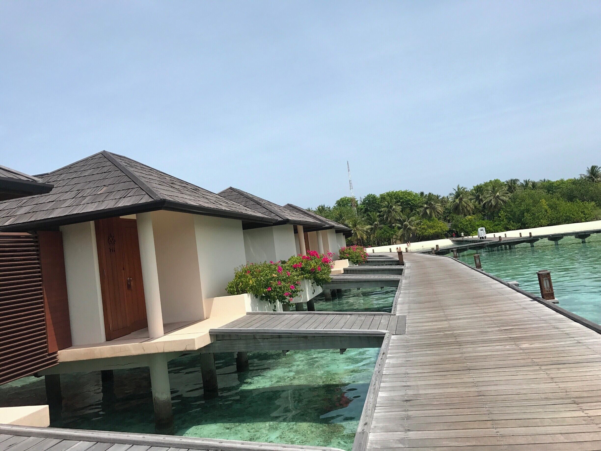 Water villas at Paradise Island