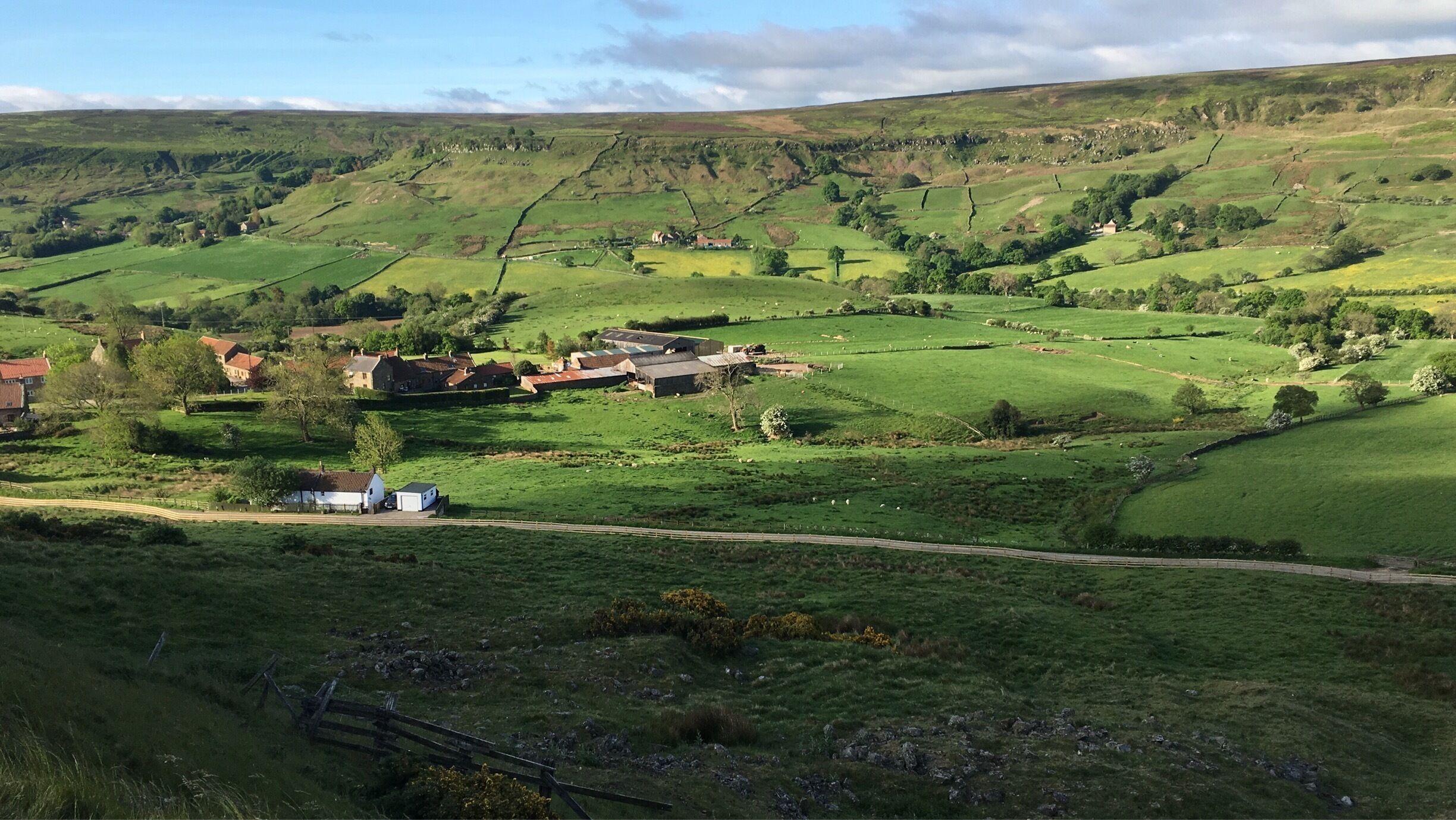 Wide open moors landscape in north York moors national park 
#lifeatexpedia