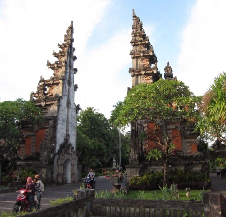Entrance gate to the Nusa Dua area of Bali, Indonesia.