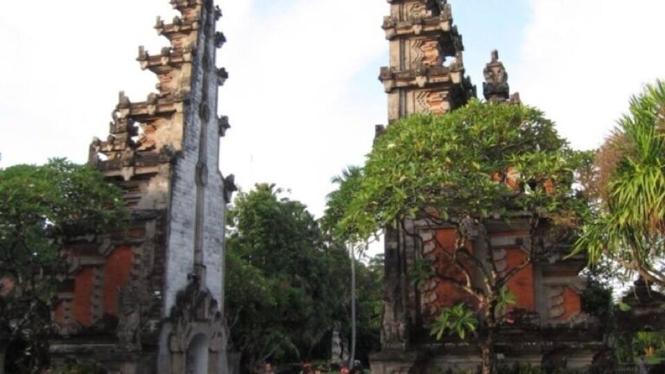 Entrance gate to the Nusa Dua area of Bali, Indonesia.