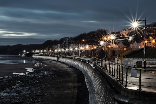 Early morning on Filey seafront before the sunrise. Nice to have the place to yourself no one around at that time on a morning.