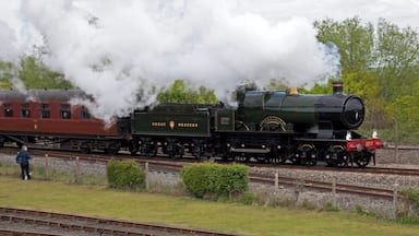 City of Truro running with No 3717 at Didcot as part of the GWR 175 celebrations