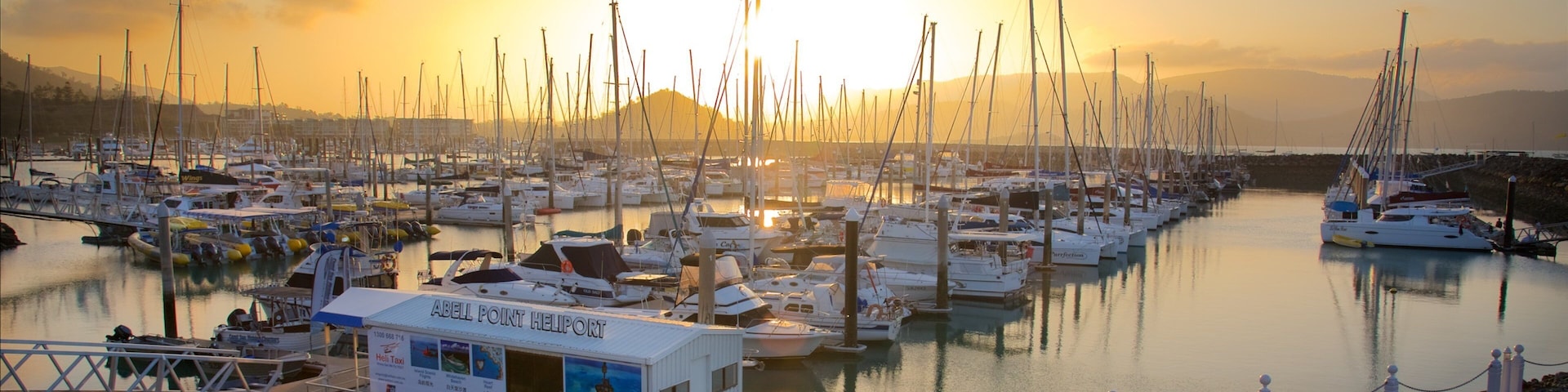Abell Point Marina featuring boating, a bay or harbor and sailing