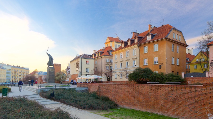 Warsaw featuring a city and a square or plaza