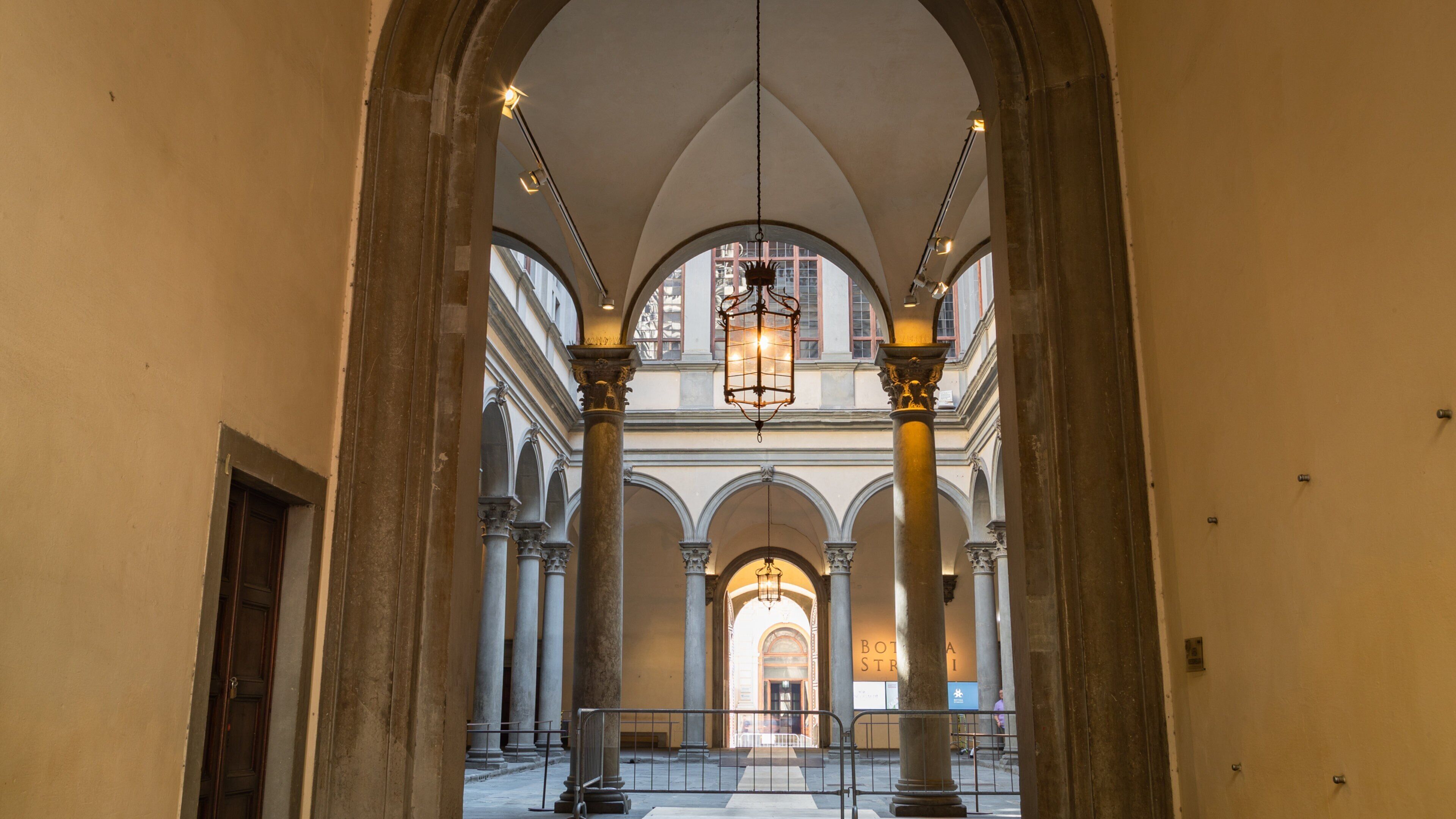 Via de\' Tornabuoni which includes heritage elements and interior views