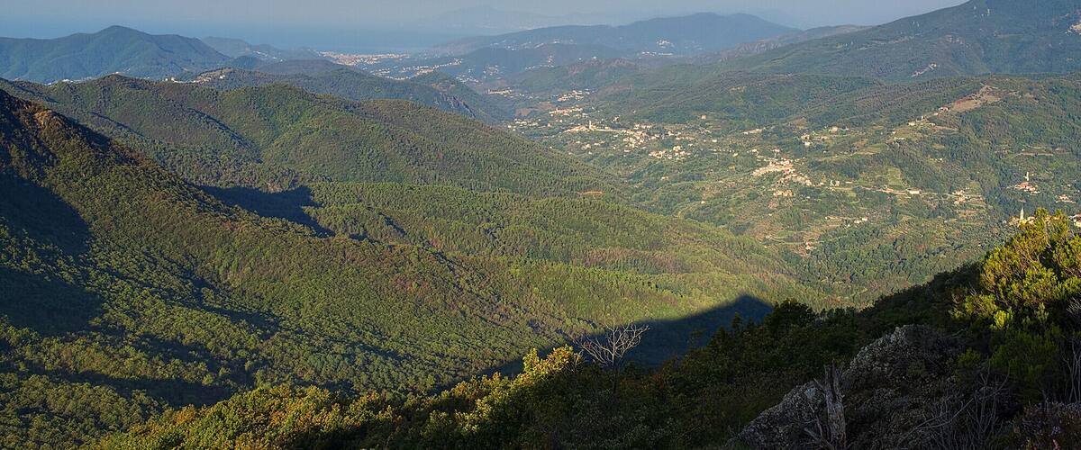 Vista sulla Val Petronio
