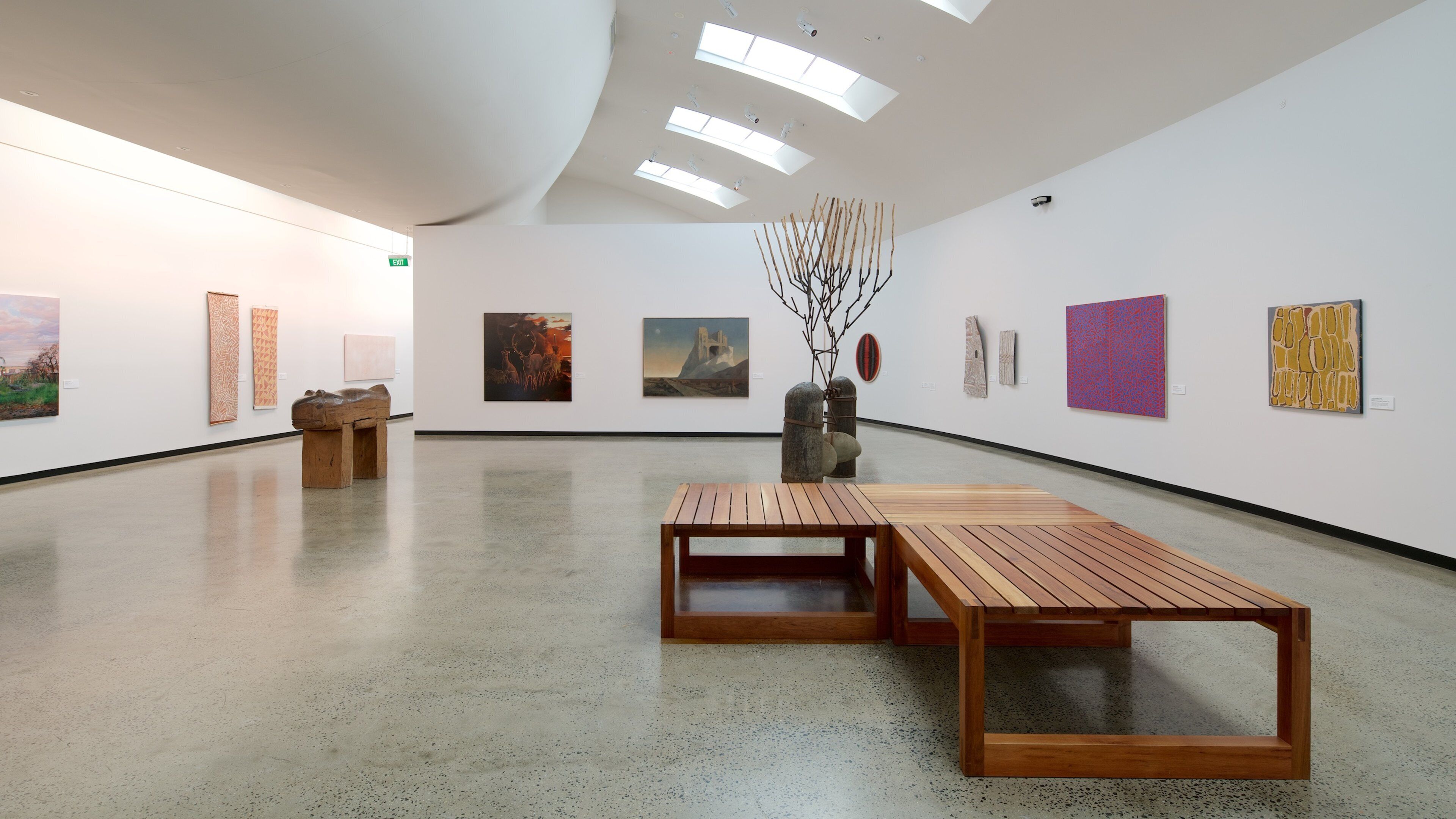 Ballarat Fine Art Gallery which includes interior views