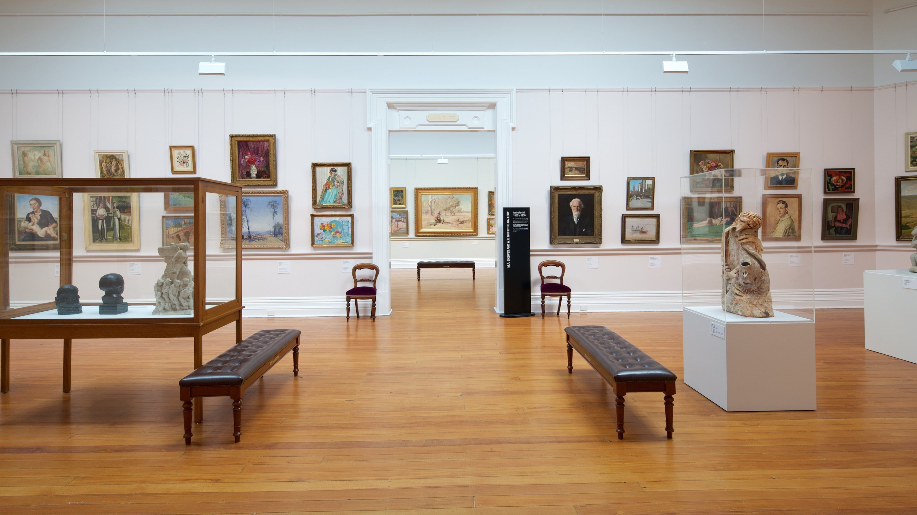 Ballarat Fine Art Gallery which includes interior views