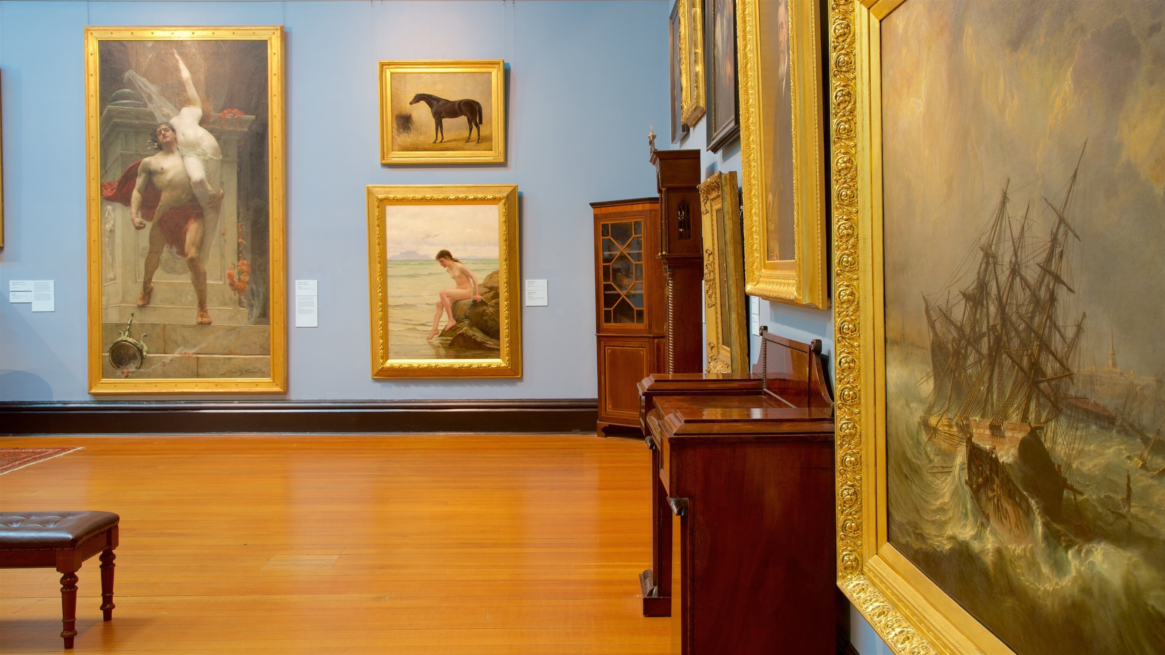 Art Gallery of Ballarat featuring interior views