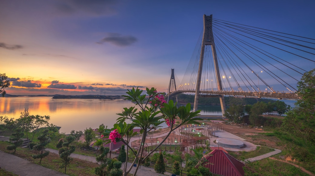 The Sunset Moment at Batam Bintan Island Indonesia