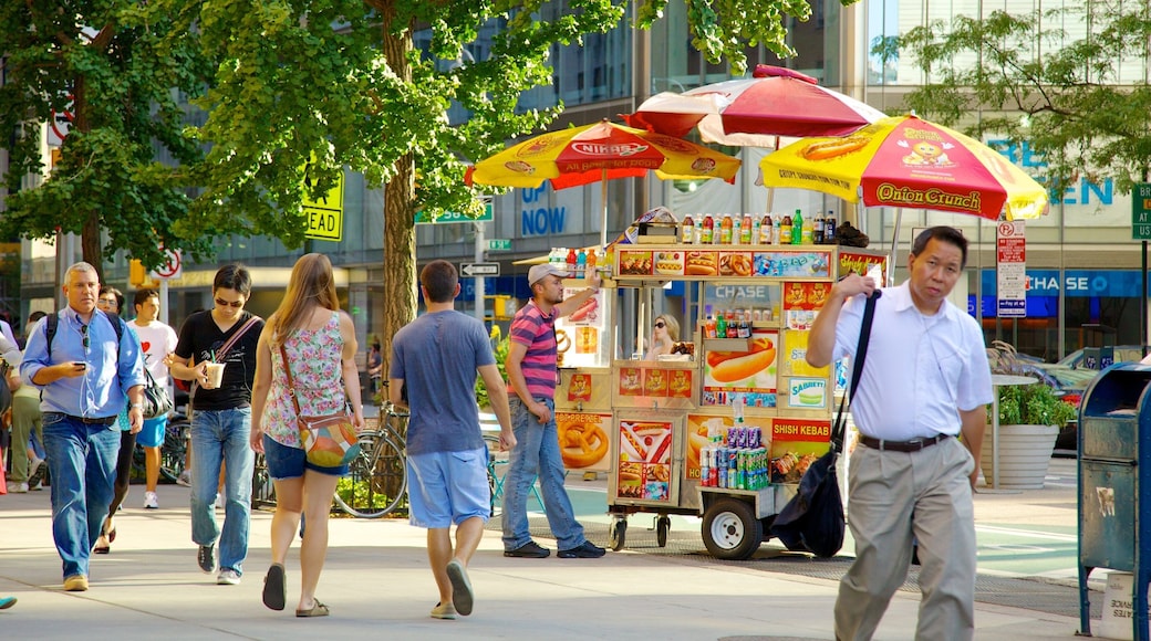 Columbus Circle which includes street scenes as well as a small group of people
