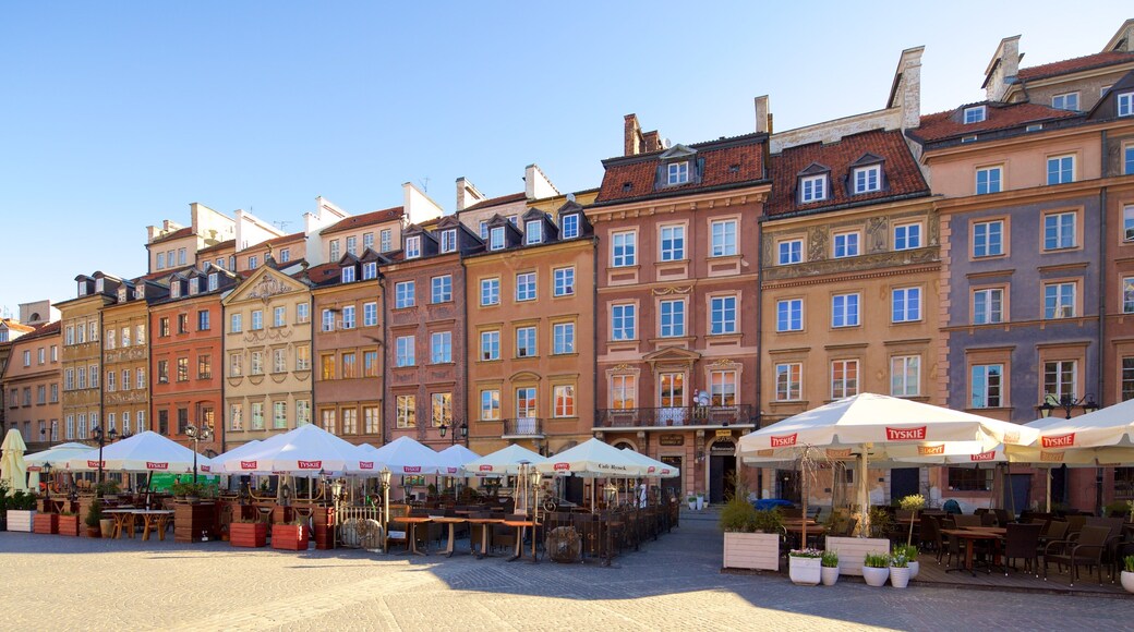 Mercado de la ciudad vieja que incluye elementos del patrimonio y mercados
