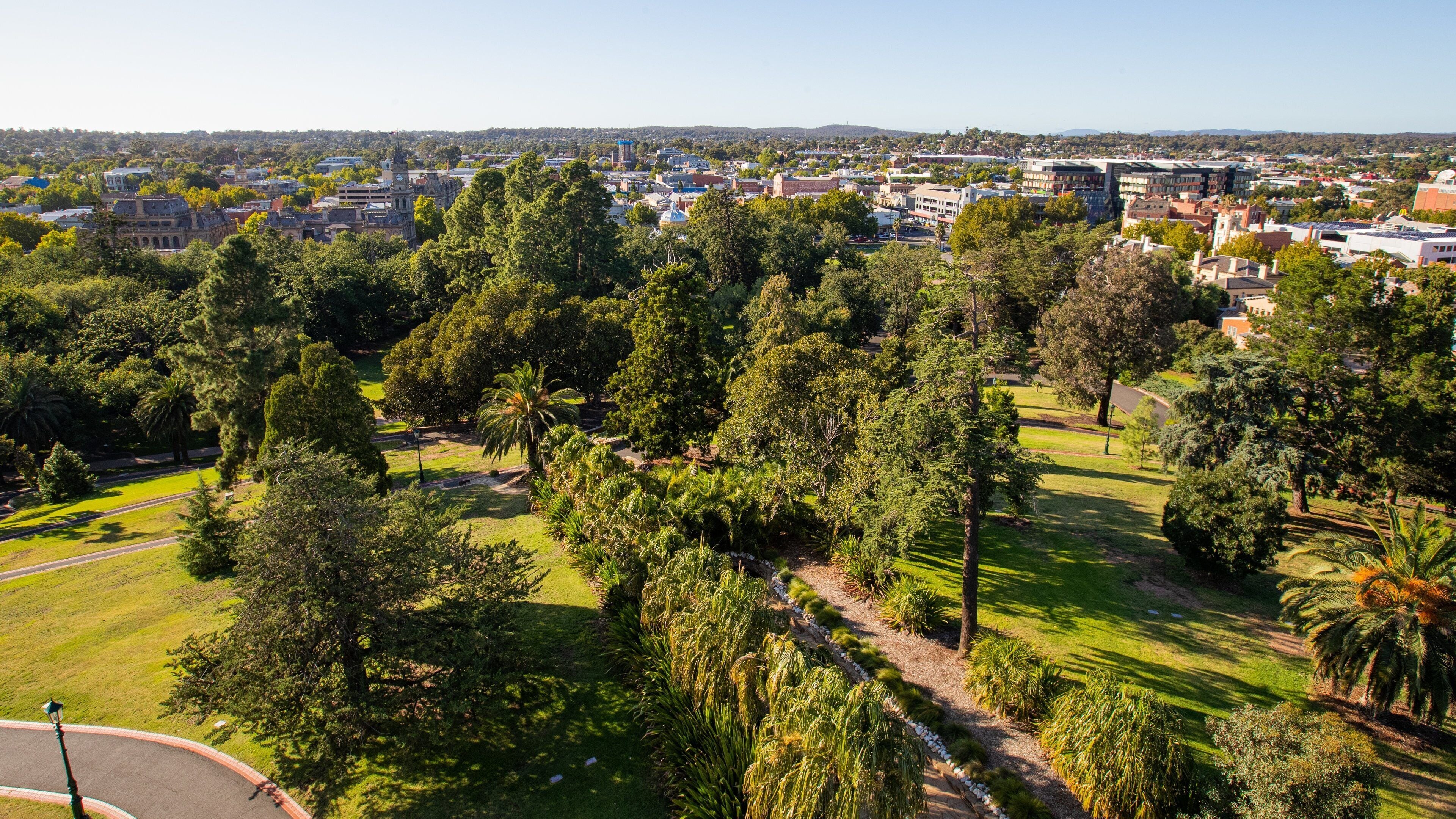 Rosalind Park featuring landscape views and a garden