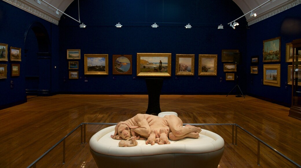 Bendigo Art Gallery which includes interior views