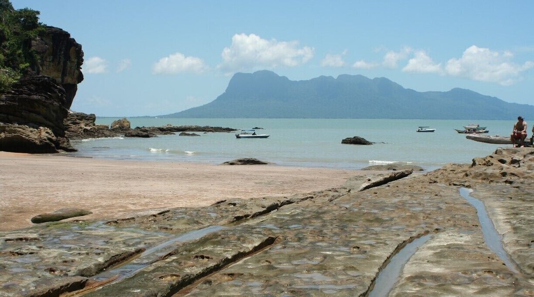 A short, sweaty walk over tree roots brings you to this beautiful beach. A gorgeous place for a picnic