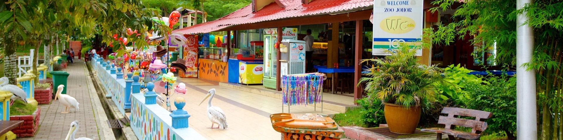 Johor Bahru which includes zoo animals and bird life