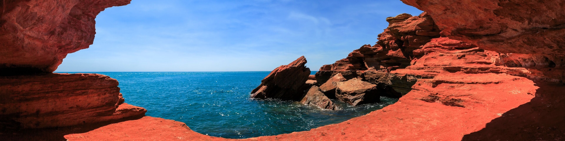 gantheaume point at high tide