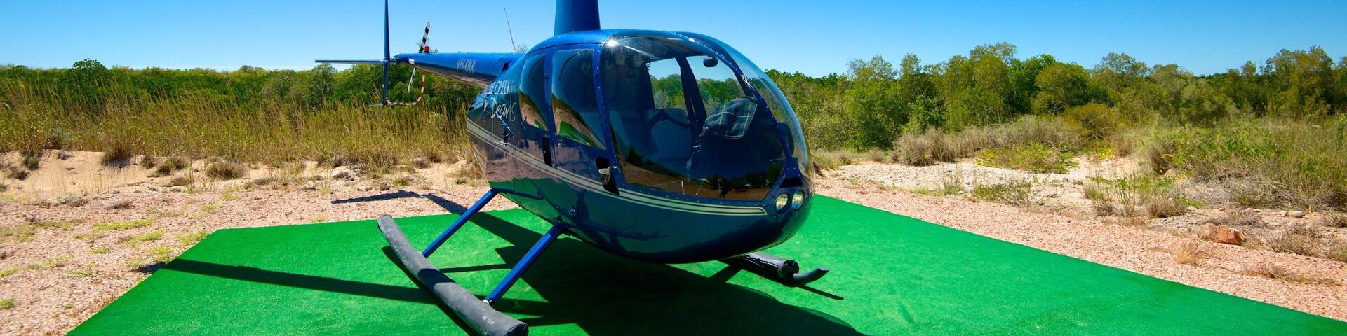 ウィリー クリーク真珠養殖場 表示 航空機