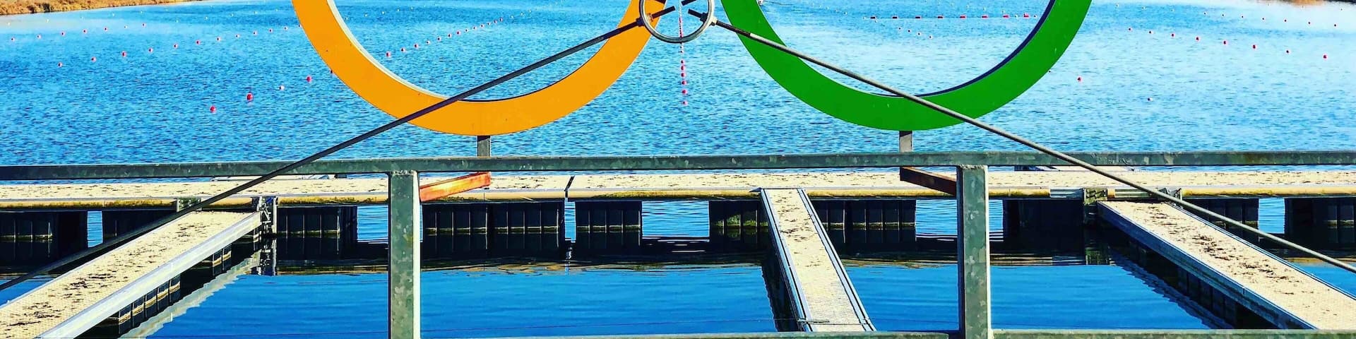 Enjoying the beautiful February sunshine at Eton Dorney rowing lake, remembering the amazing summer of 2012 and the Olympic takeover #olympics #london2012 🇬🇧