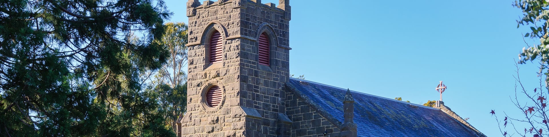 Built in 1864, St Mary’s Anglican Church is one of the original buildings in the historic township - Woodend, Victoria, Australia