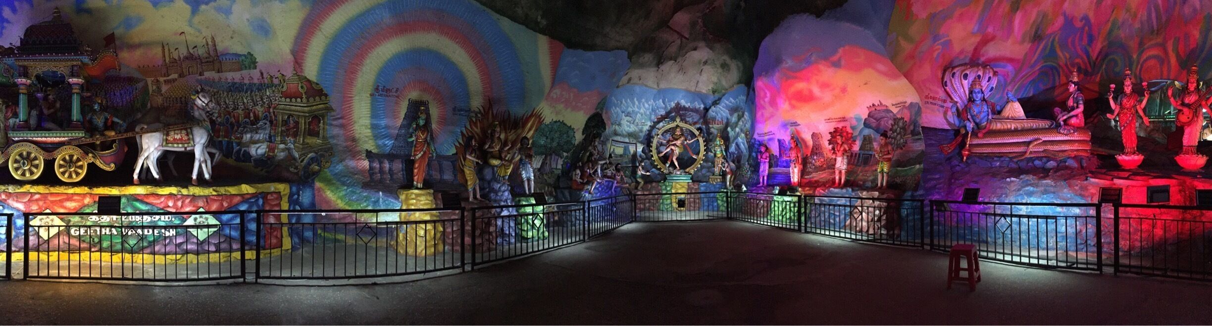 This is one of the caves in Batu Caves, Malaysia.