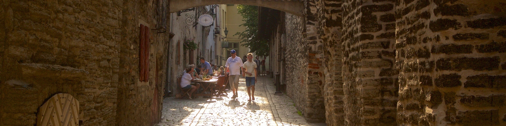 St. Catherine\'s Passage featuring a city