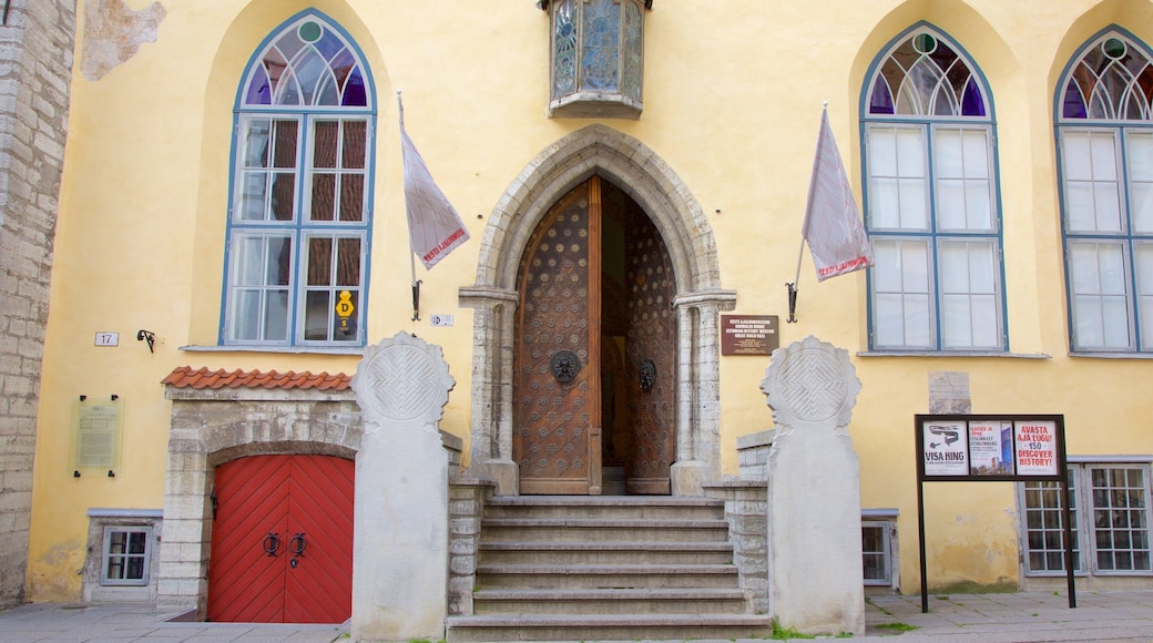 Tallín mostrando patrimonio de arquitectura