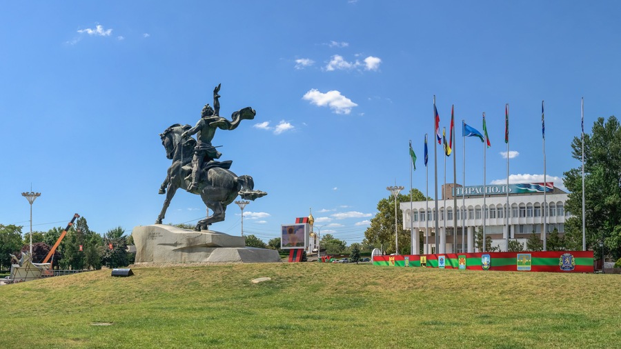 Monument to Alexander Suvorov in Tiraspol, Transnistria
