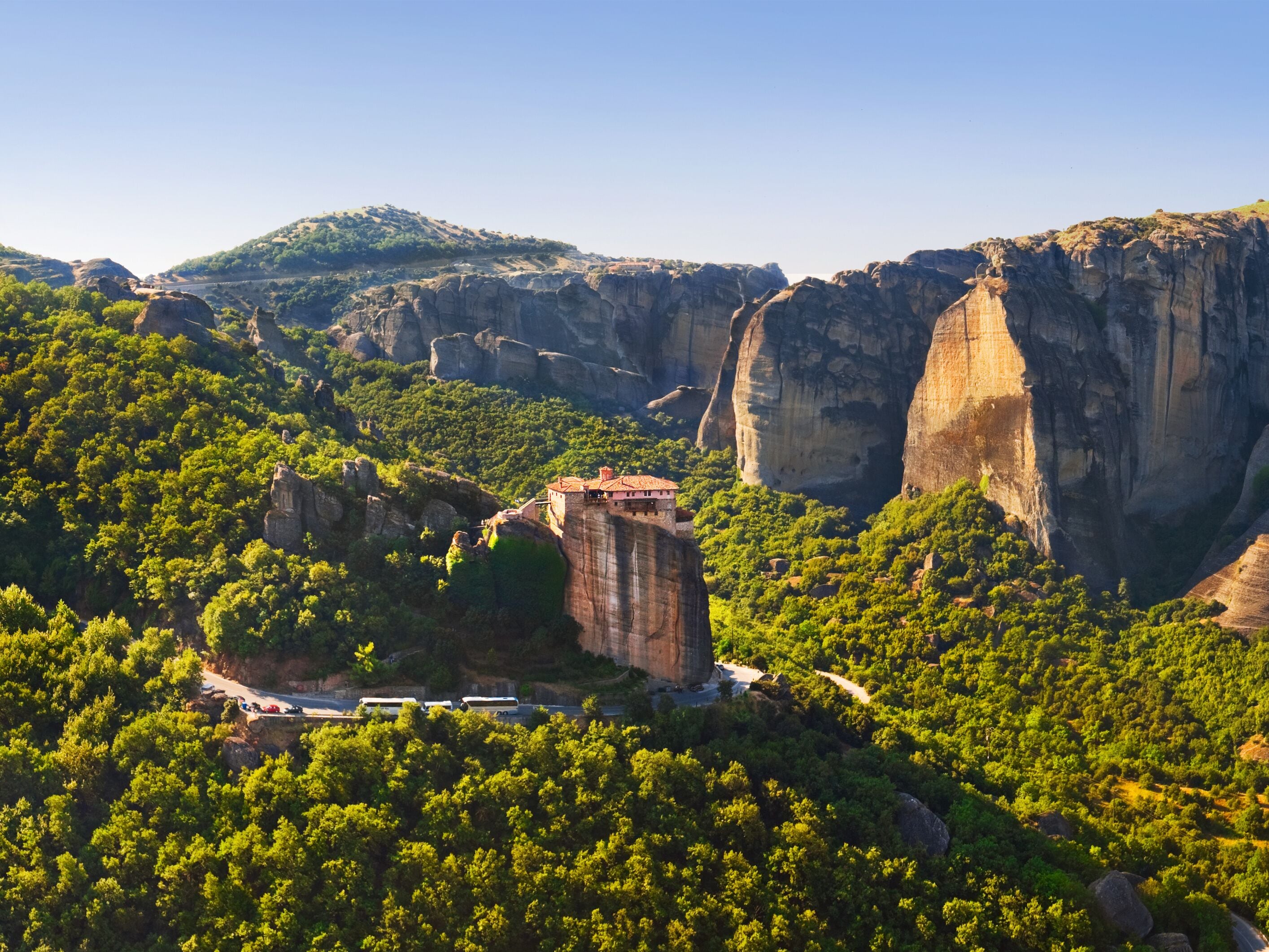 Meteora monastery in Greece