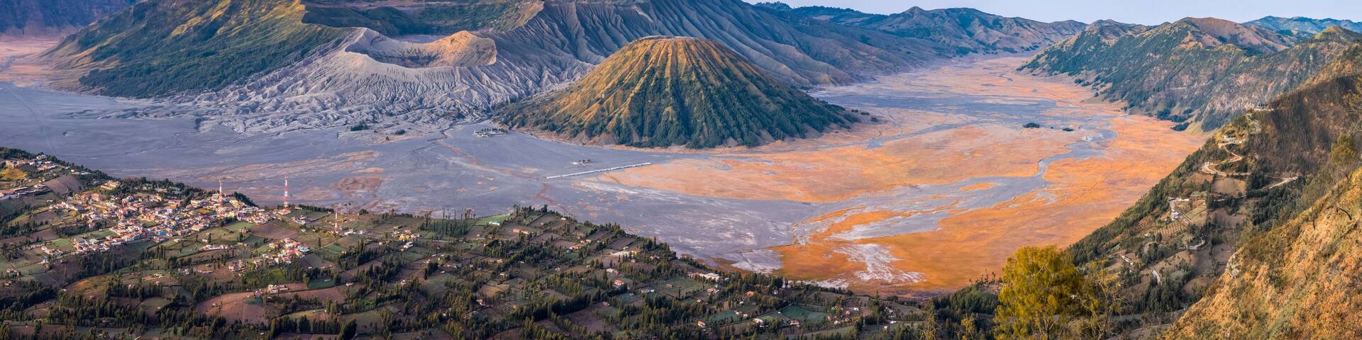 Bromo Tengger Semeru National Park at sunrise; Pasuruan, East Java, Indonesia