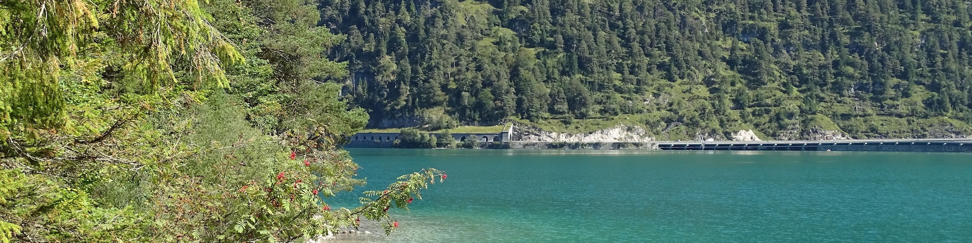 Achensee in Tirol, Bezirk Schwaz, Wanderweg zwischen Pertisau und Achenkirch über die Gaisalm