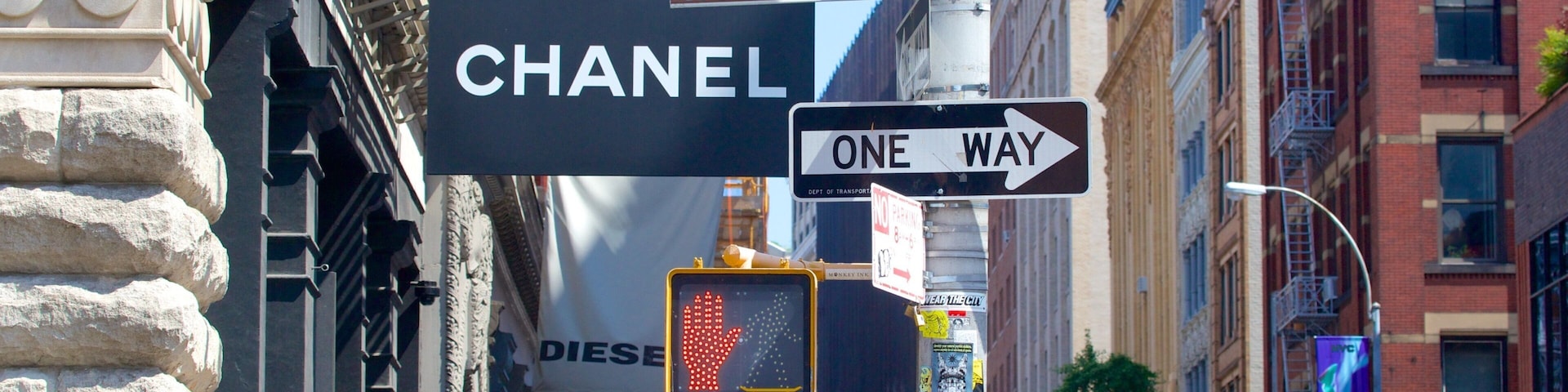 SoHo - Tribeca featuring a city, signage and central business district