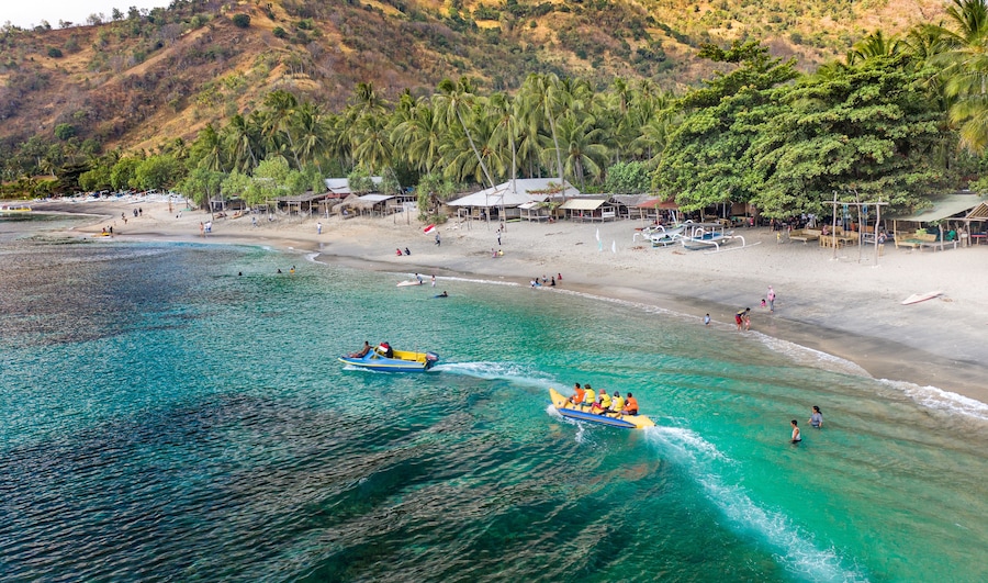 One of my favorite little "secret" local beaches in North West Lombok Indonesia 🇮🇩