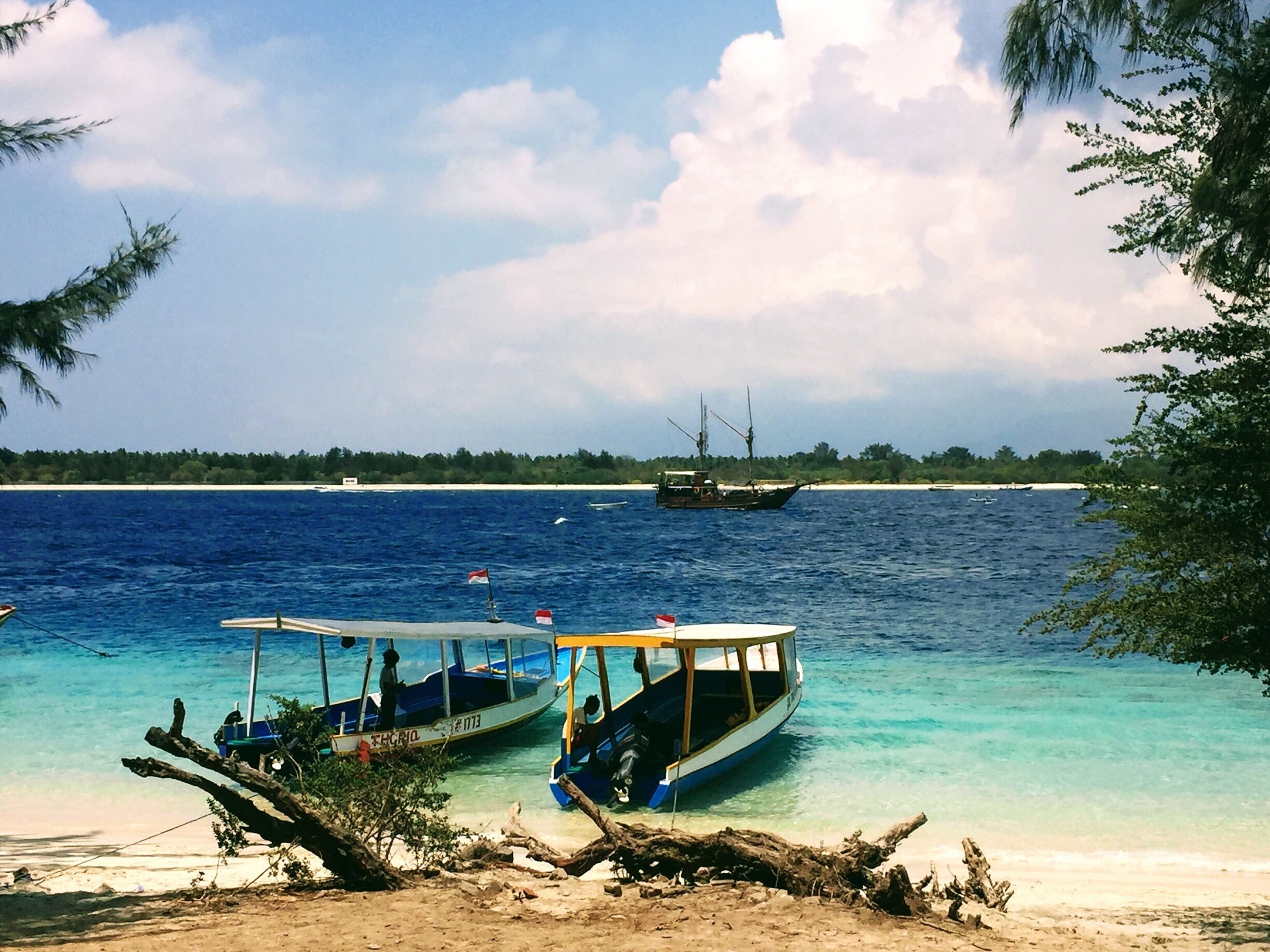Gili Trawangan, Indonesia. 

Just off the coast of Lombok and near to Bali you'll find the Gili Islands: Gili Trawangan, Gili Meno and Gili Air. 
Gili Trawangan (Gili T) is the busiest and largest of the three, and is becoming known as the 'party' island. Whilst it does have a great nightlife, there are also some awesome snorkelling spots (turtle point), boat trips and fishing, and stunning sunsets (check out Exile Bar for real chilled sunset vibes). There are no motor vehicles on the islands, only a very few electric scooters, bicycles and horse and cart.  #LifeAtExpedia  #packsandaplan